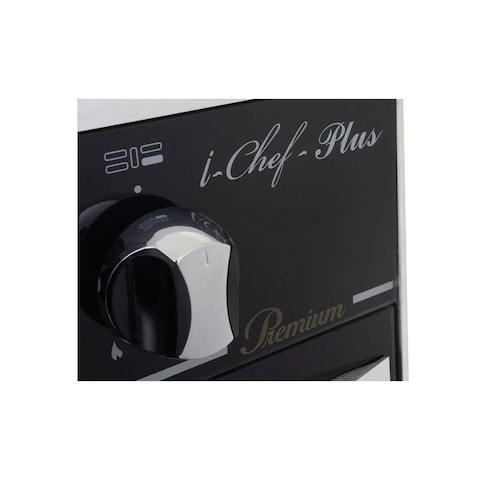 بوتاجاز بريميوم 6090GS-AC-383-IDSH-S-F غاز وكهرباء - 5 شعلات - أسود