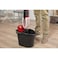Vileda Ultramax Complete Set with 2-in-1 Microfibre Cover and Bucket with Power Press