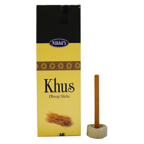 Nikhil&#39;s Khus Dhoop Sticks 20 PCS