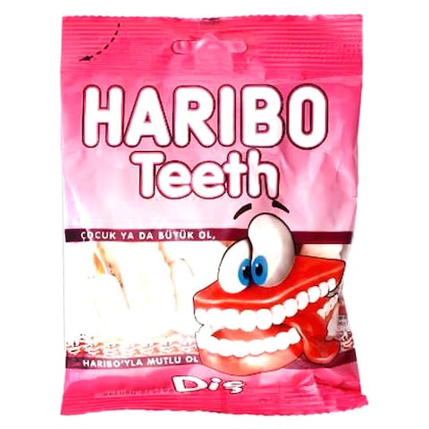 Haribo Jelly Teeth - 80 gm