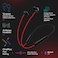 OnePlus Bullets Wireless Z2 Bluetooth 5.0 In Ear Earphones, Bombastic Bass, 12.4mm Drivers, 30 Hrs Battery Life (Acoustic Red)