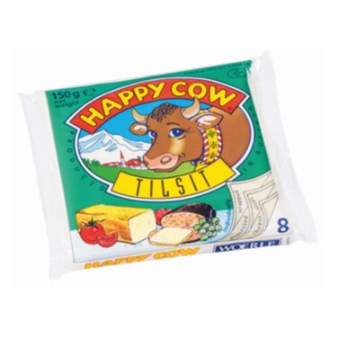 Happy Cow Tilsit 8 Cheese Slices 150G