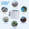 Dsuwazu Portable Toilet Camping Toilet, Upgrade Travel Toilet Porta Potty Toilet Outdoor Toilet Perfect For Long Trips, Traffic Jam (Gray)