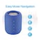 Promate wireless speaker with fm blue