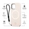Lumee Halo Selfie Case for Apple iPhone 12 / 12 Pro - Studio-Like Front &amp; Back Light w/ Variable Dimmer &amp; Micropel AntiBacterial Protection Wireless Pass-Through Charging - Millenial Pink