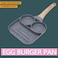 AL SAQER-Egg Frying/Cooking Pan Non-stick Multipurpose Hamburger Frying Pan-Fried Egg,Pancake,Omelette pan