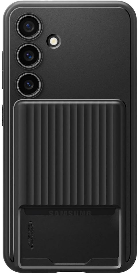Spigen Liquid Slot for Samsung Galaxy S24 case cover (2024) with Card Holder - Matte Black