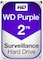 Western Digital Purple 2TB Surveillance Hard Disk Drive - 5400 Rpm Class Sata 6Gb/S 64Mb Cache 3.5 Inch Wd20Purx