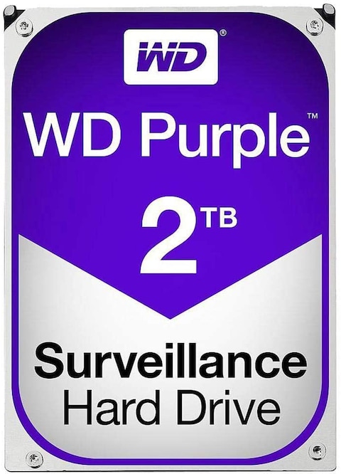 Western Digital Purple 2TB Surveillance Hard Disk Drive - 5400 Rpm Class Sata 6Gb/S 64Mb Cache 3.5 Inch Wd20Purx