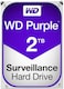 محرك اقراص صلبة للمراقبة بسعة 2 تيرا بلون ارجواني، 5400 دورة في الدقيقة توصيل كلاس ساتا بسرعة 6 جيجابت/ثانية وذاكرة تخزين مؤقتة 64 ميجا 3.5 انش من ويسترن ديجيتال - WD20PURX