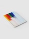 Lowha Spiral Notebook With 60 Sheets And Hard Paper Covers With Rainbow Colored Brush Design, For Jotting Notes And Reminders, For Work, University, School