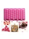 Generic Heart-Shaped Non-Stick 55 Cake Baking Mould Pink 18.5X11X1.4cm