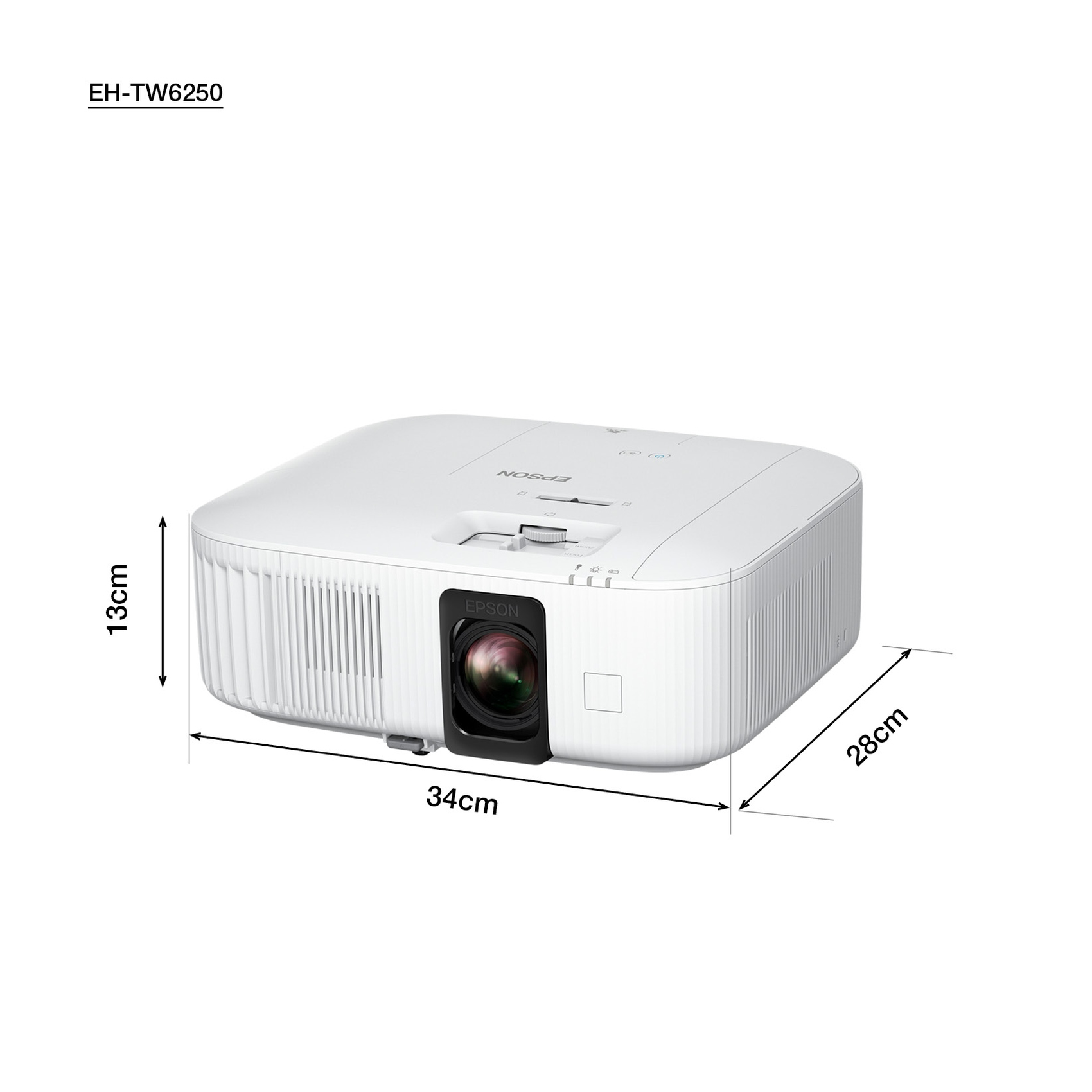 Epson 4K Pro UHD Home Cinema Projector EH-TW6250 White