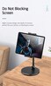 Usams Tablet Stand Holder, Height Adjustable 360 Degree Rotating Holder Dock Compatible for 4.7 to 12.9 inch iPad Mini Pro Air, Galaxy Tab (WHITE)