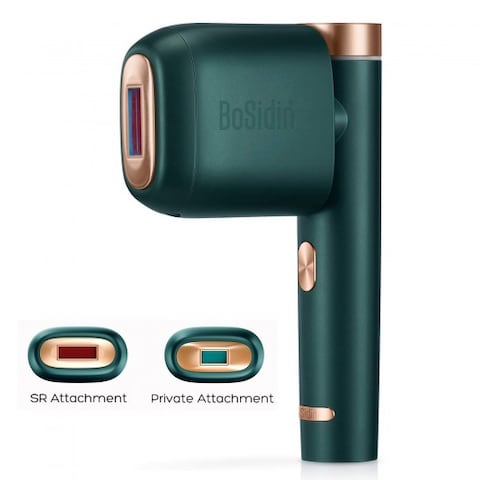 Buy Bosidin Permanent Laser Hair Removal Device Green 60Watts in UAE