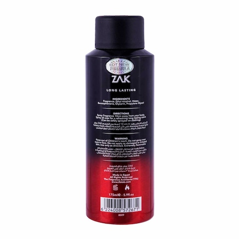 ZAK Fierce Perfume for Men - 175ml