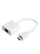 Generic HDMI Male To VGA Female Video Adapter Cable, White