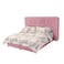 In House Geneva Velvet Bed Frame - Queen - 200x160 cm - White