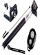 Generic - Selfie Stick Monopod Pole with Mobile holder Clip Instant Shot Bluetooth Shutter Smartphone Black