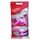 Super-Max Triple Blades With Comfort Grip Disposable Razors Pink 5's