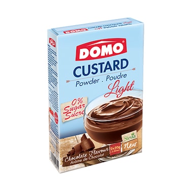 Domo Light Chocolate Custard Powder 100GR