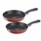 Tefal Tempo Cooking Set With Glass Lids - 15 Pieces - Red