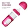 Boon Nursh Reusable Silicone Pouch Bottle, Air-Free Feeding, 8 Ounce With Stage 2 Medium Flow Nipple (Pack Of 3)