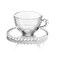 City Glass Bubbly Tea Set - 12 Pieces