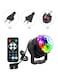 Generic - LED Party Light With Remote Control Black 6watts