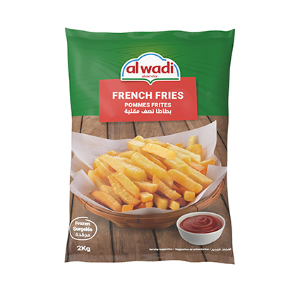 Al Wadi Al Akhdar Frozen French Fries 2KG