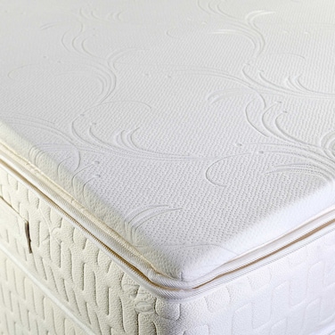 King Koil Visco Elastic Memory Foam Mattress Topper MFT120190 White 120x190cm
