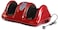 ULTIMAX Electric Foot Massager Ankle Calf Kneading Rolling Machine Circulation Shiatsu Massage Fitness Leg &amp; Foot Massager-RED
