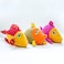 Plush Pet Fish Dog Toy - Multicolour - 3pc