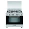 Glemgas Gas Cooker 5-Burners 90X60 With Grill AL9612RI-FSCD Silver