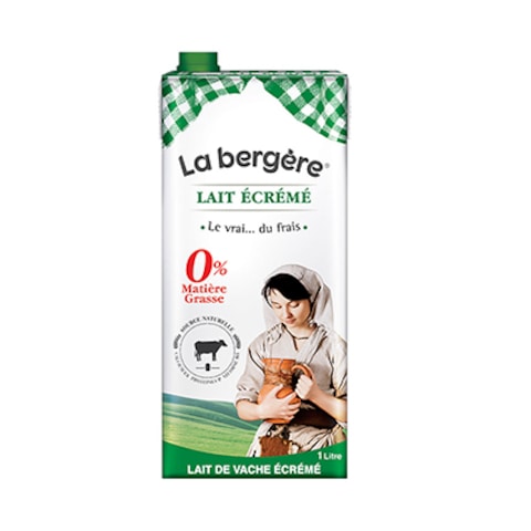 La Bergere Milk UHT Zero Fat 1L