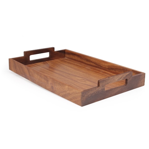 Billi Wooden Serving Tray Brown