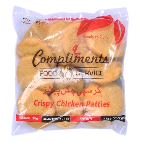 Compliments Crispy Chicken Burger Patties 884 gr