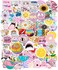 ESSEN Waterproof Cute Stickers For Laptop Water Bottle - 103 Pcs