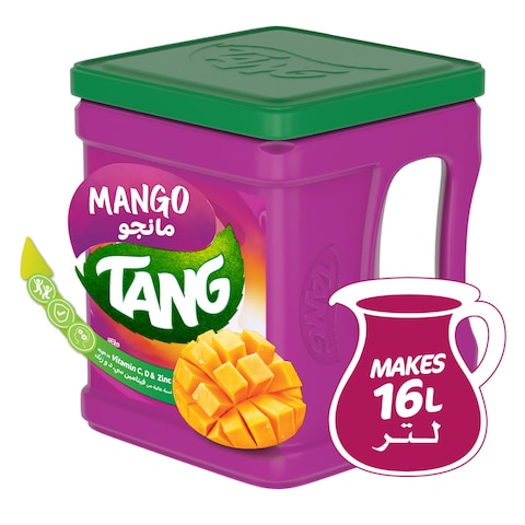 Tang Mango Flavoured Powder Drink 2kg Tub, Makes 16L