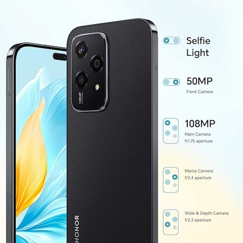 Honor 200 Lite Dual SIM 8GB RAM 256GB 5G Midnight Black