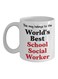 muGGyz World's Best Jeweler Printed Coffee Mug White/Black/Red 325ml
