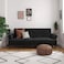 In House Nutella 2 In 1 Sofabed Velvet Upholstered - Black