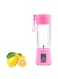 Generic Mini Multifunctional Portable Electric Fruit Mixing Machine Po12374 Pink