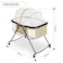 Teknum 3-IN-1 Baby Cot/Cradle w/ Mosquito net &amp; Wheels &ndash; Ivory