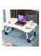 Generic Foldable Bed Laptop Table Light Colour 23*15*11Inch