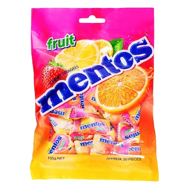 Mentos Mix Fruit Chewing Gum 150g