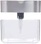 2-in-1 Dish Soap Dispenser With Sponge, Large Capacity Soap detergent Dispenser With Sponge Rack Shelf, Soap Dispenser Pump &amp;amp; Sponge Caddy