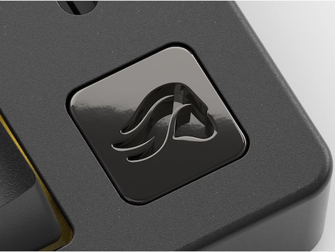 Glorious Gaming GMMK Macro Numpad - Wired Or Bluetooth-Wireless, Premium Aluminium, Customisable, Programmable Slider &amp; Rotary Knob, RGB, Linear Switches, 18X ABS Doubleshot Keycaps - Black Slate