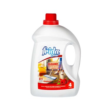 Frida 3*1 Floor Cleaner And Disinfectant Raspberry - 4 Litres
