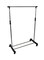Foldable Single Pole Cloth Hanger 132.54884443.18 Silver/Black